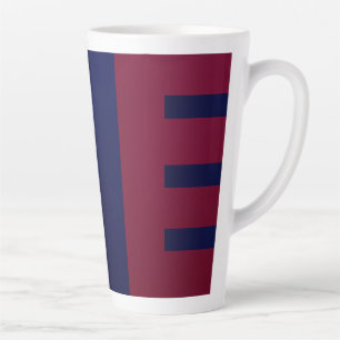 Aesthetic Bright Gradient Pattern Latte Mug