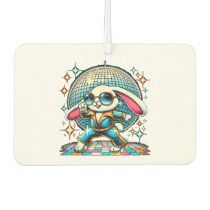 Aesthetic Bunny Disco Car Air Freshener
