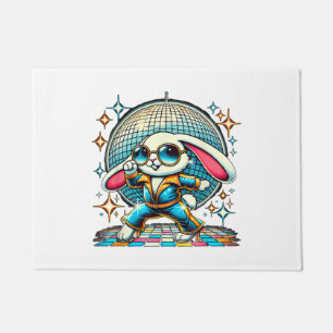 Aesthetic Bunny Disco Doormat