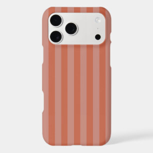 Aesthetic Burnt Orange Stripes Minimalist Pattern
