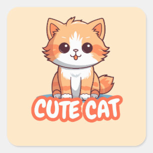 Aesthetic Cat Lover Sticker cat dad