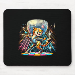 Aesthetic Cheetah Disco Dancer Spooky Dance Kids H Mouse Pad