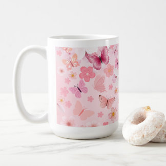 Aesthetic Cherry Blossom Flowers Cute Tea Cup Gift