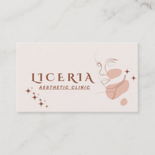 aesthetic clinic business card