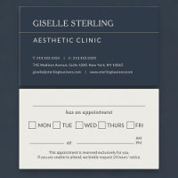 Aesthetic Clinic Office Appointment Reminder