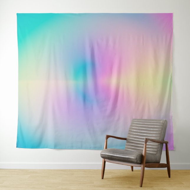 Aesthetic Colourful Positive Aura Gradient Tapestry (In Situ (Horizontal))