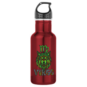 Aesthetic Cyberpunk Techwear Virgo Zodiac 532 Ml Water Bottle