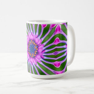 Aesthetic Daisy Pattern Coffee Mug