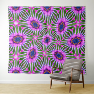 Aesthetic Daisy Pattern Tapestry