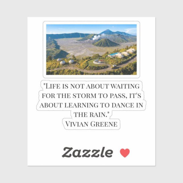Aesthetic Dance in the Rain Quote  (Sheet)