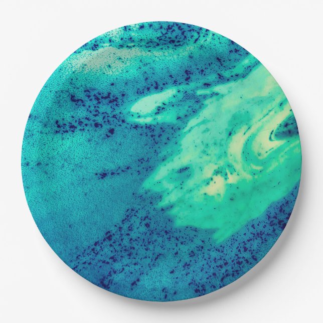 aesthetic design paper plate (Front)