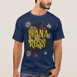Aesthetic Diana Proud Name Flowers Retro Styles T-Shirt
