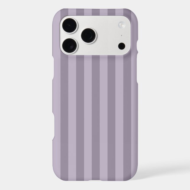 Aesthetic Dusty Lavender Stripes Minimalist (Back)