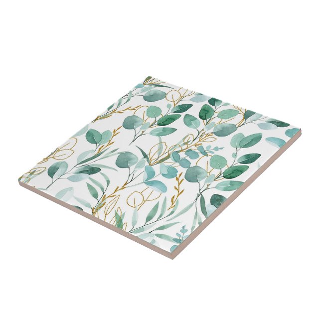Aesthetic floral  ceramic tile (Creator Uploaded)
