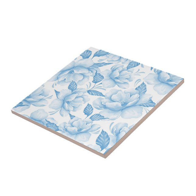 Aesthetic floral  ceramic tile (Creator Uploaded)