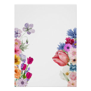 Aesthetic Floral Design – Flower Poster
