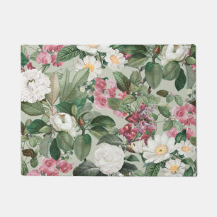Aesthetic floral  doormat