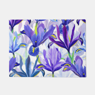 Aesthetic floral doormat