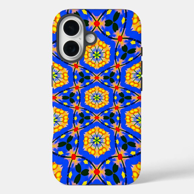 Aesthetic Floral Pattern Case-Mate iPhone Case (Back)