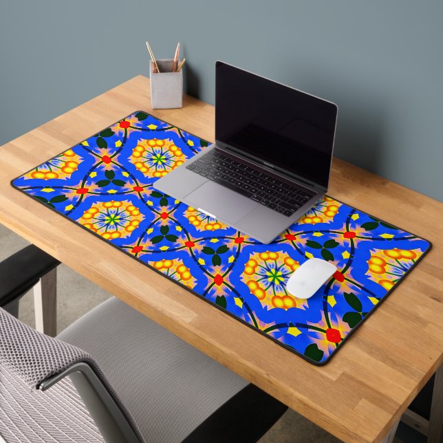 Aesthetic Floral Pattern Desk Mat (Office 2)