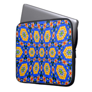 Aesthetic Floral Pattern Laptop Sleeve