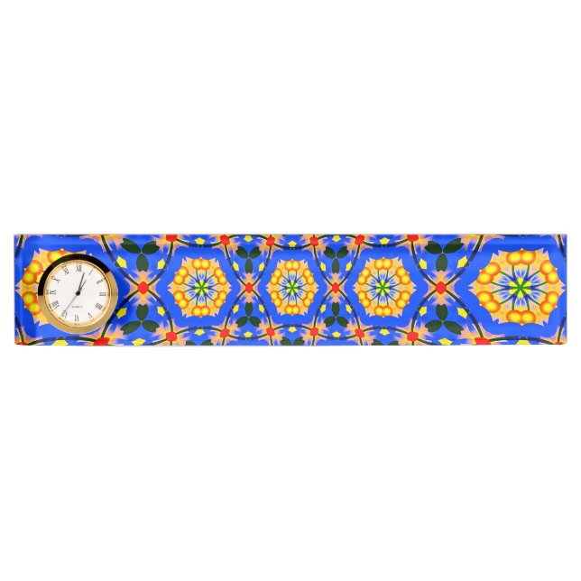 Aesthetic Floral Pattern Nameplate (Front)