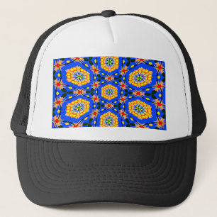 Aesthetic Floral Pattern Trucker Hat