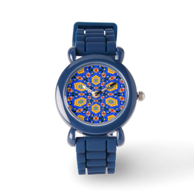 Aesthetic Floral Pattern Watch (Front)