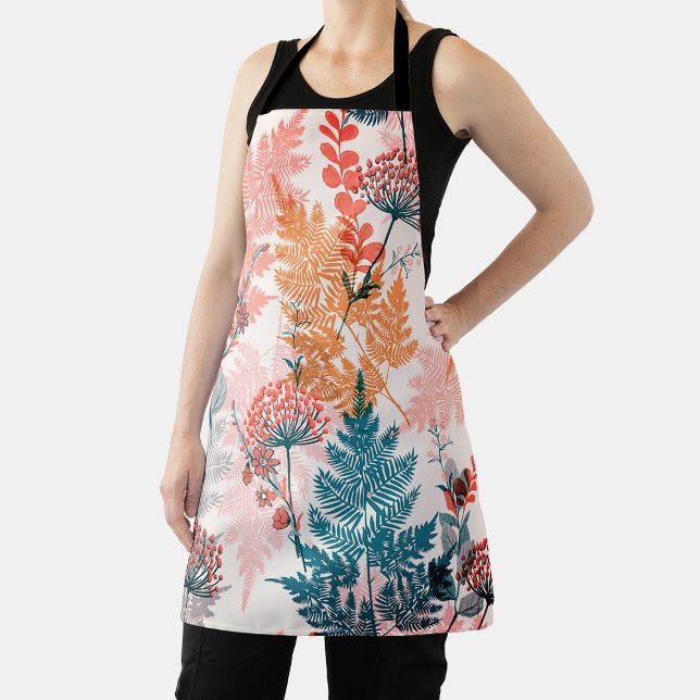 Aesthetic Floral seamless pattern   Apron (Creator Uploaded)