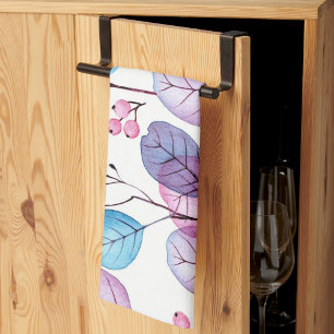 Aesthetic floral tea towel