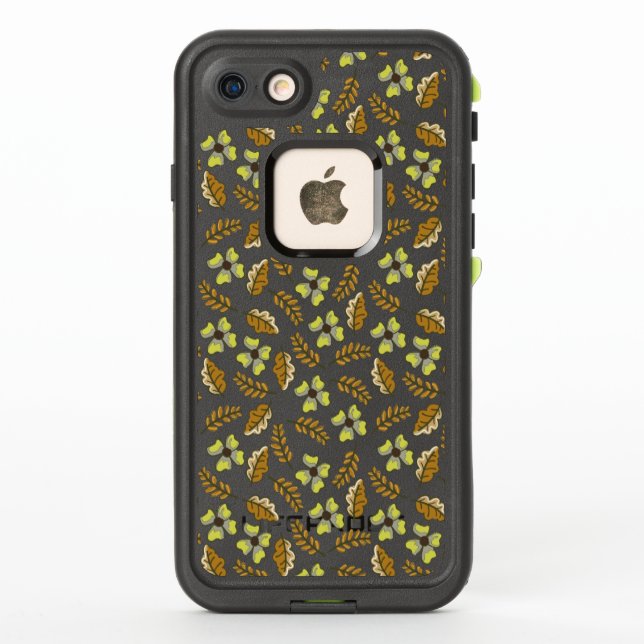 aesthetic Flower & leaf iPhone Case  (Back)