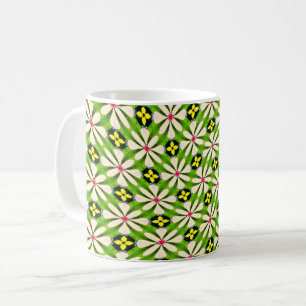 Aesthetic Flowers Pattern Coffee Mug