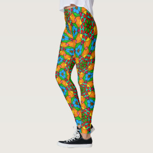 Aesthetic Flowers Pattern Leggings