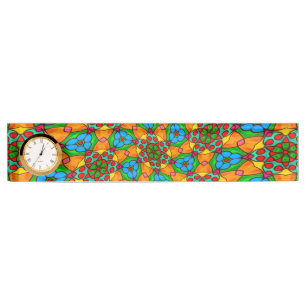 Aesthetic Flowers Pattern Nameplate