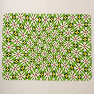 Aesthetic Flowers Pattern Sherpa Blanket