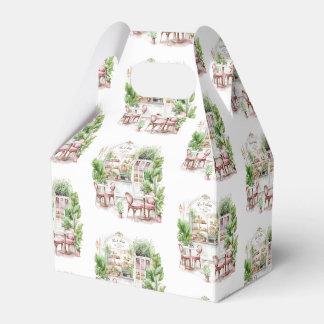 Aesthetic French Cafe, Vintage, Favour Box