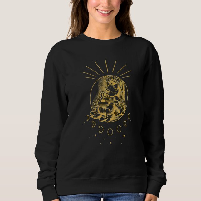 Aesthetic Frog Mushroom Playing Banjo Guitar Sweatshirt (Front)