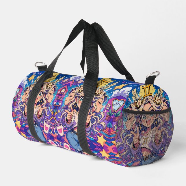 Aesthetic Gemini Anime Custom Mini Backpack (Right Corner)