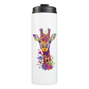 Aesthetic Giraffe Graphic Cute Giraffe Women Girls Thermal Tumbler