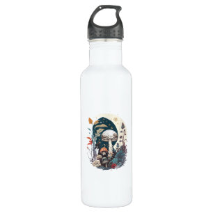 Aesthetic Goblincore And Cottagecore Mushroom Bota 710 Ml Water Bottle