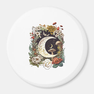 Aesthetic Goblincore And Cottagecore Mushroom Drea Magnet