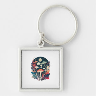 Aesthetic Goblincore And Cottagecore Mushroom Whim Key Ring
