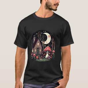 Aesthetic Goblincore and dark Cottagecore Mushroom T-Shirt
