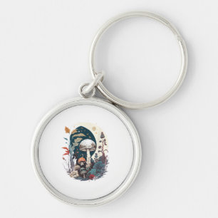 Aesthetic Goblincore Cottagecore Mushroom Botanica Key Ring