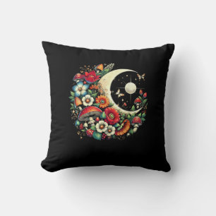 Aesthetic Goblincore Cottagecore Mushroom Funny Ar Cushion
