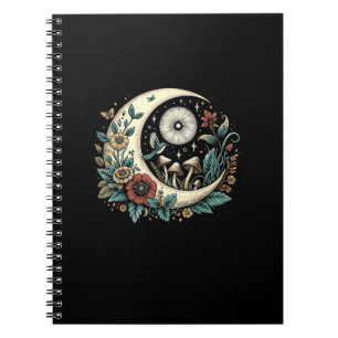 Aesthetic Goblincore Cottagecore Mushroom Minimal Notebook