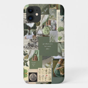 aesthetic green lovers girl iPhone 11 case