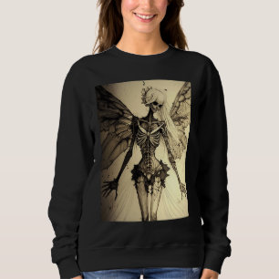 Aesthetic Grunge Fairycore Butterfly Gothic Horror Sweatshirt