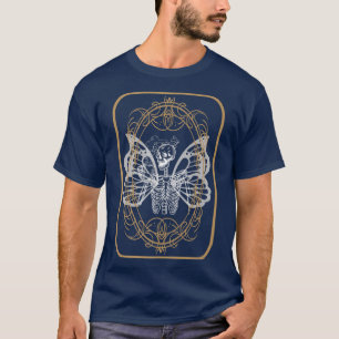 Aesthetic Grunge Skeleton Drinking Coffee Fairy Go T-Shirt