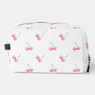 Aesthetic Hot Pink Coquette Cherries Toiletry Bag